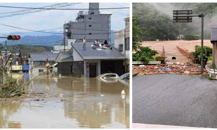 Συνεχίζονται οι φονικές πλημμύρες στην Ιαπωνία: Κατακόρυφη αύξηση των νεκρών