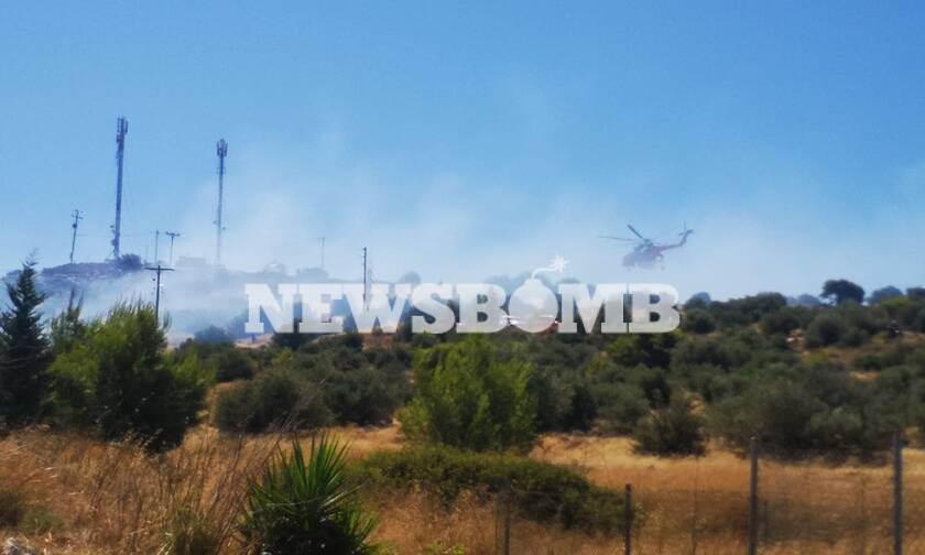 Φωτιά στη Βάρη - Κωνσταντέλλος στο Newsbomb.gr: Έχει τεθεί υπό έλεγχο το μέτωπο