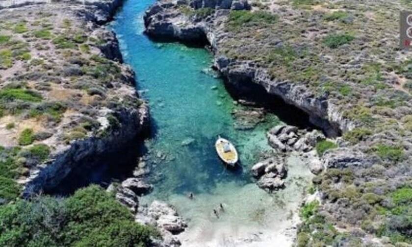 Δείτε την πιο «πριβέ» παραλία στην Ελλάδα