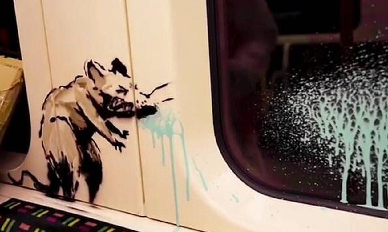 Banksy: Το νέο εντυπωσιακό έργο για τον κορονοϊό στο… μετρό του Λονδίνου