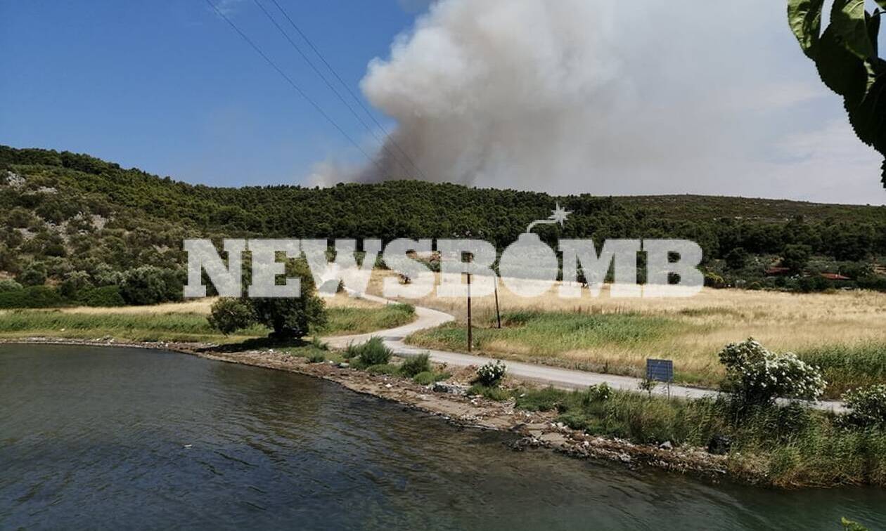 Καρακάντζας στο Newsbomb.gr: Ένα ενεργό μέτωπο στο Θεολόγο – Άμεση η επέμβαση της Πυροσβεστικής