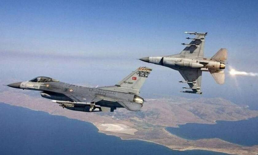 Νέο μπαράζ παραβιάσεων από τουρκικά μαχητικά στο Αιγαίο - 3 εικονικές αερομαχίες
