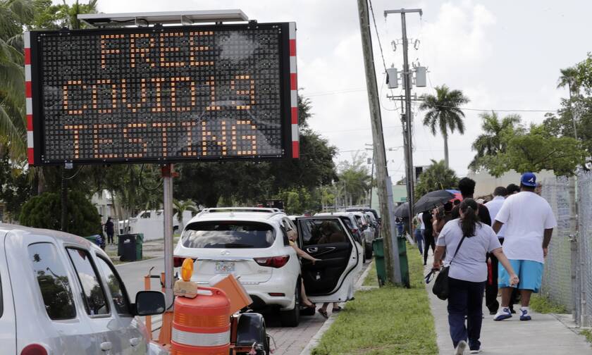 Κορονοϊός - Φλόριντα: Πάνω από 10.000 κρούσματα για πέμπτη συνεχόμενη μέρα