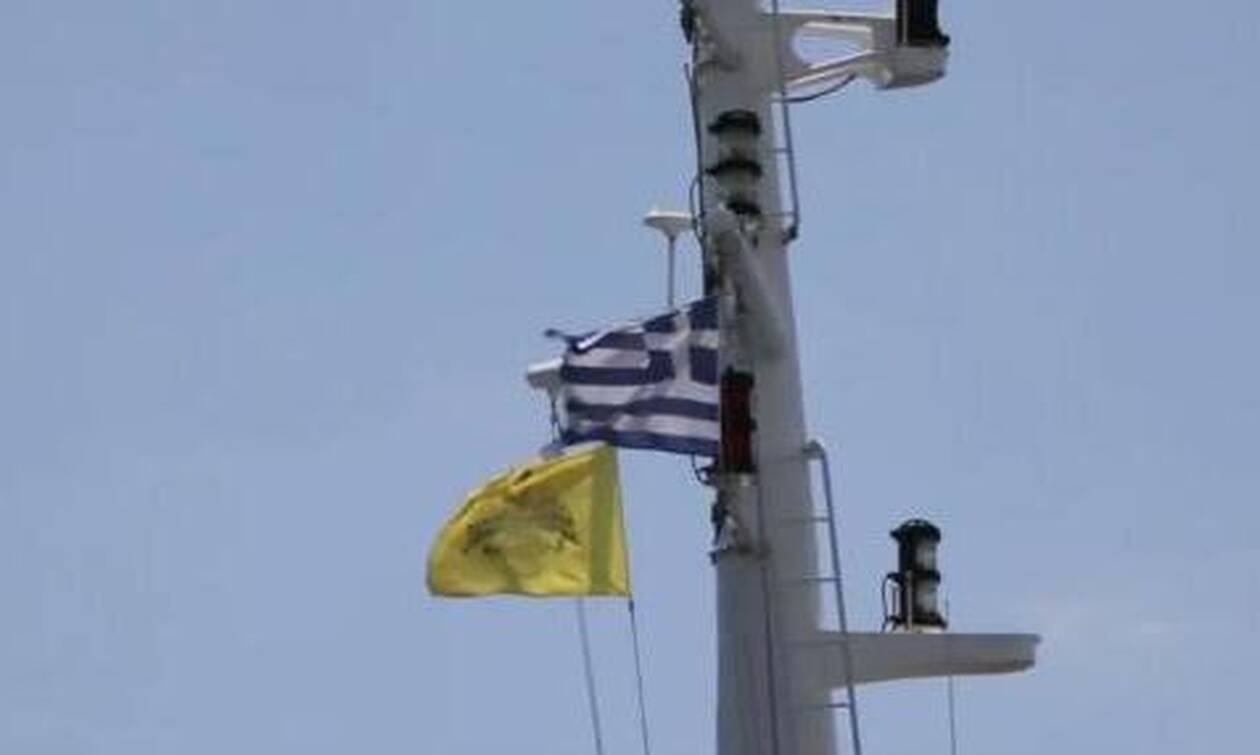 Σύγχυση με τη σημαία του Βυζαντίου σε πλοίο των αμερικανικών Ε.Δ. στην Αλεξανδρούπολη