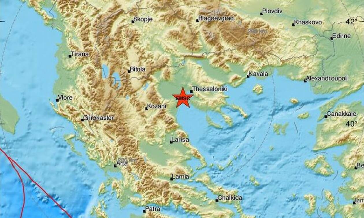 Σεισμός κοντά στη Θεσσαλονίκη (pics)