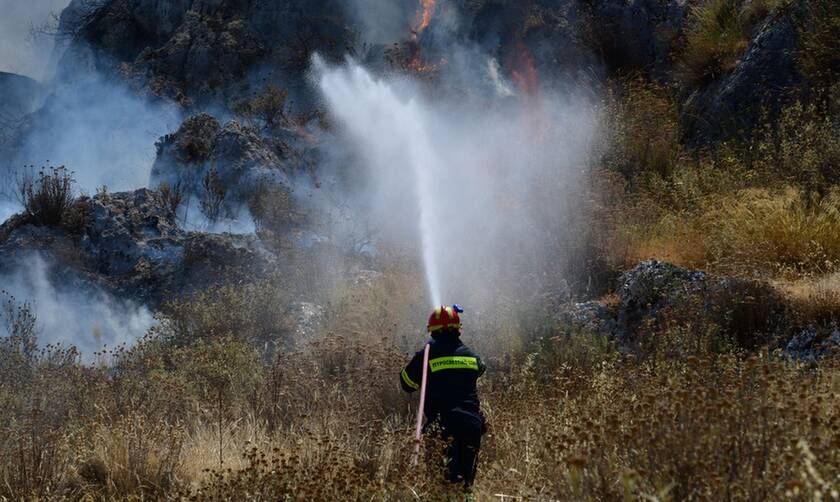 Φωτιά στην Τζια: Κλιμάκιο αναζητά τα αίτια της πυρκαγιάς - Καλύτερη πλέον η εικόνα