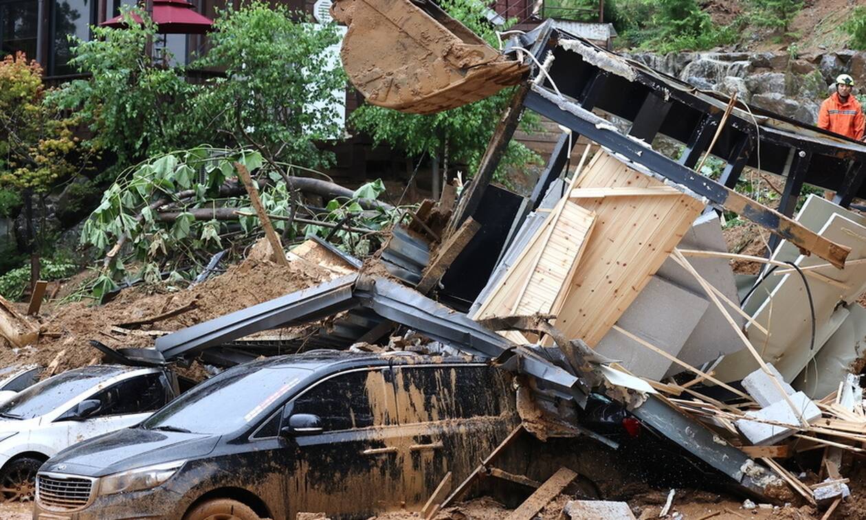 Νότια Κορέα: 13 νεκροί και ισάριθμοι αγνοούμενοι εξαιτίας πλημμυρών