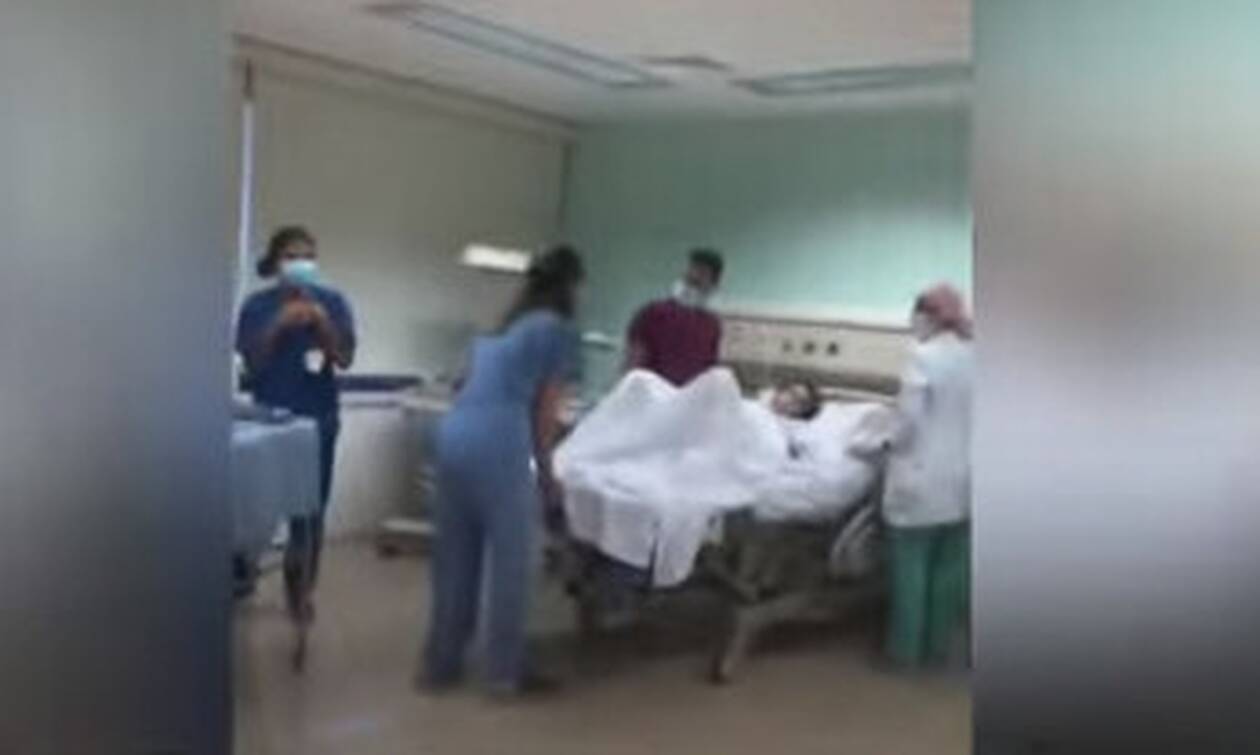 Βηρυτός: Συγκλονιστικό βίντεο!  Έγκυος ετοιμάζεται να γεννήσει και γίνεται η έκρηξη