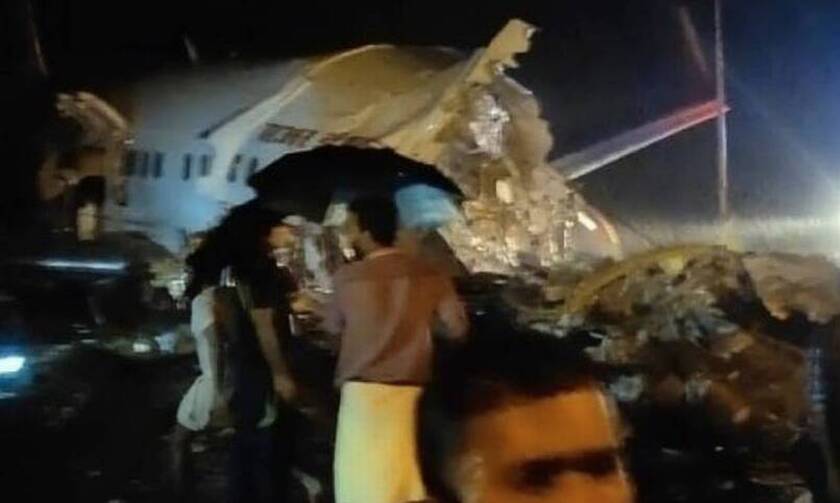 Ινδία: Αεροπλάνο με 191 επιβάτες συνετρίβη την στιγμή της προσγείωσης