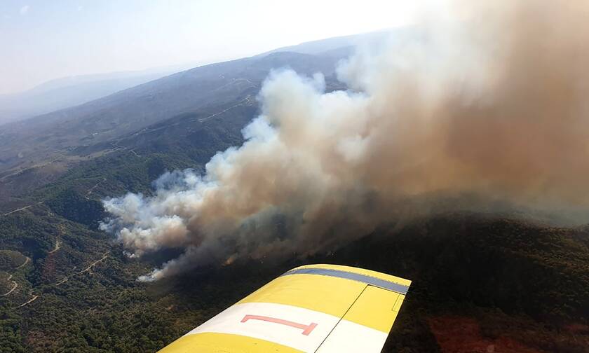 Φωτιά ΤΩΡΑ στην Κύπρο: Πυρκαγιά μήκους 20 χιλιομέτρων σε Λεμεσό και Πάφο