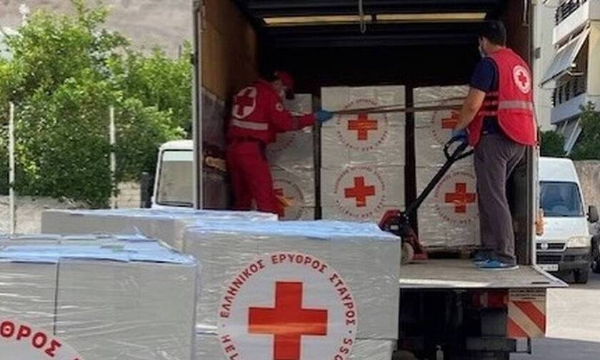 Στο πλευρό του λαού του Λιβάνου ο Ελληνικός Ερυθρός Σταυρός