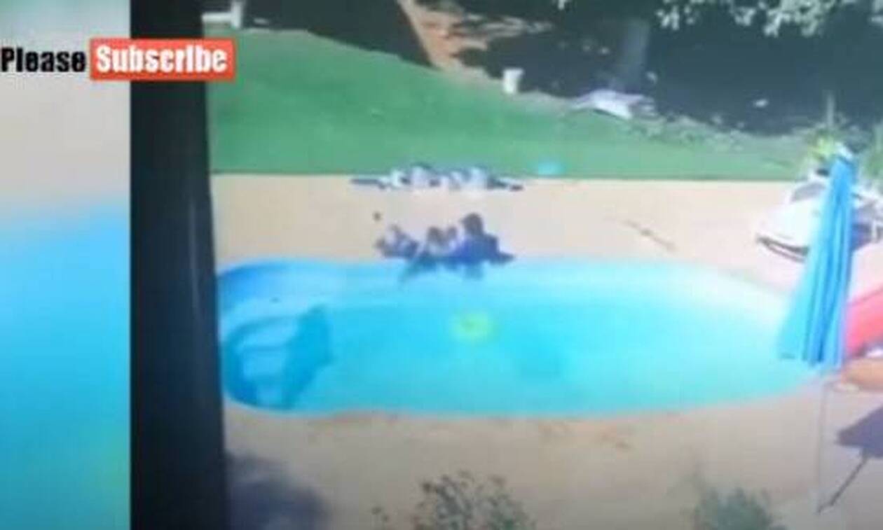 Συγκλονιστικό βίντεο: 3χρονος σώζει φίλο του από πνιγμό σε πισίνα