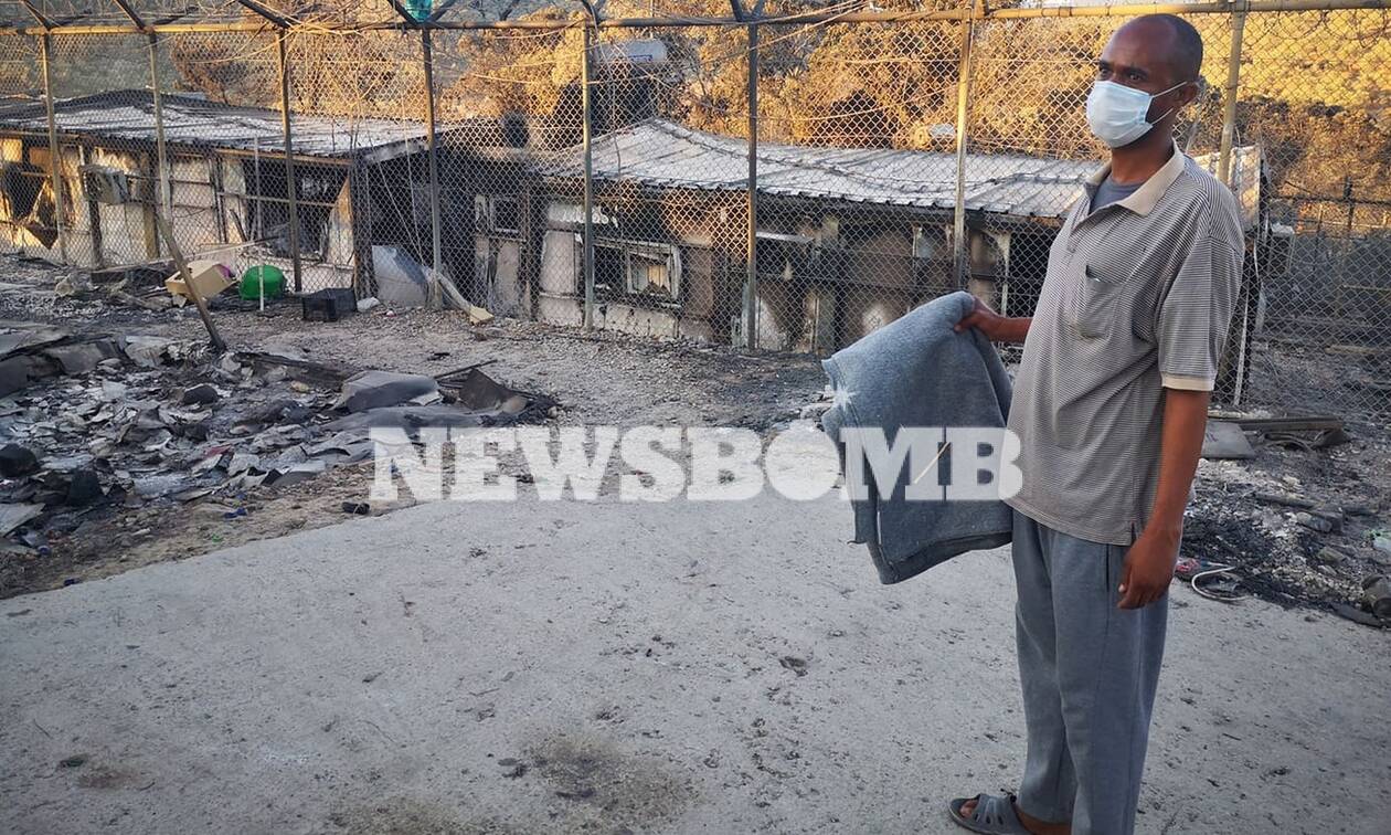 Το Newsbomb.gr στη Μόρια: Εικόνες καταστροφής από το εσωτερικό του ΚΥΤ