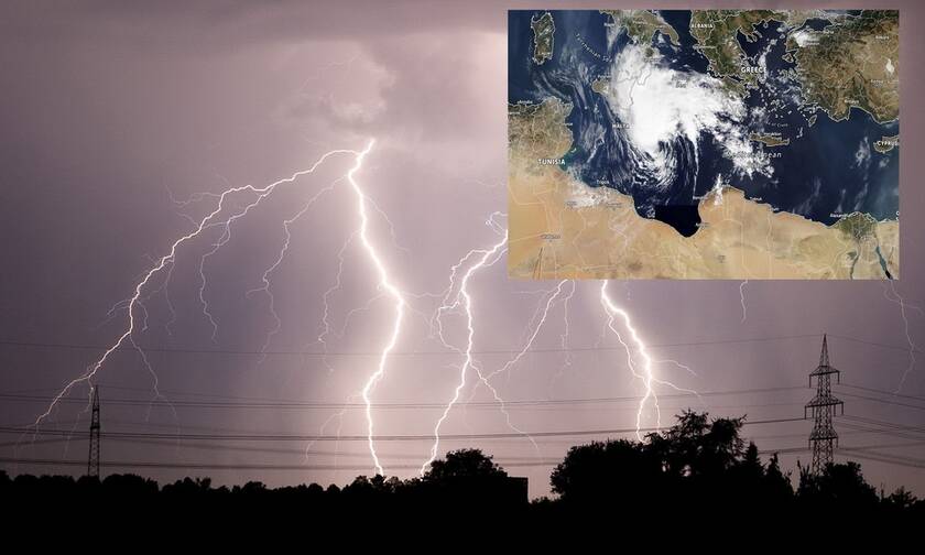 Κακοκαιρία «Ιανός»: Πλησιάζει ο μεσογειακός κυκλώνας - Πότε αρχίζουν οι καταιγίδες