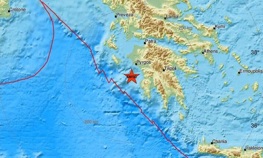 Σεισμός δυτικά της Πελοποννήσου (pics)