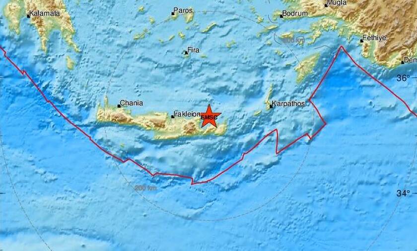 Σεισμός ΤΩΡΑ στην Κρήτη: Νέα σεισμική δόνηση κοντά στον Άγιο Νικόλαο (pics)