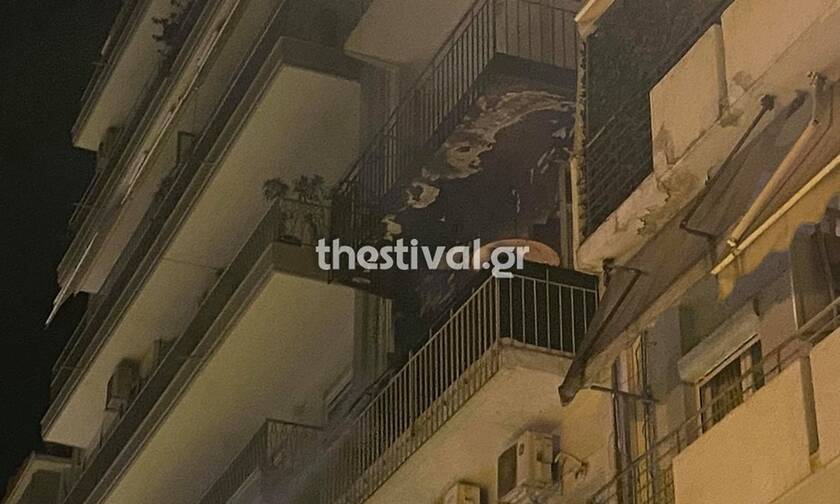 Φωτιά σε διαμέρισμα στο κέντρο της Θεσσαλονίκης - Δύο άτομα στο νοσοκομείο
