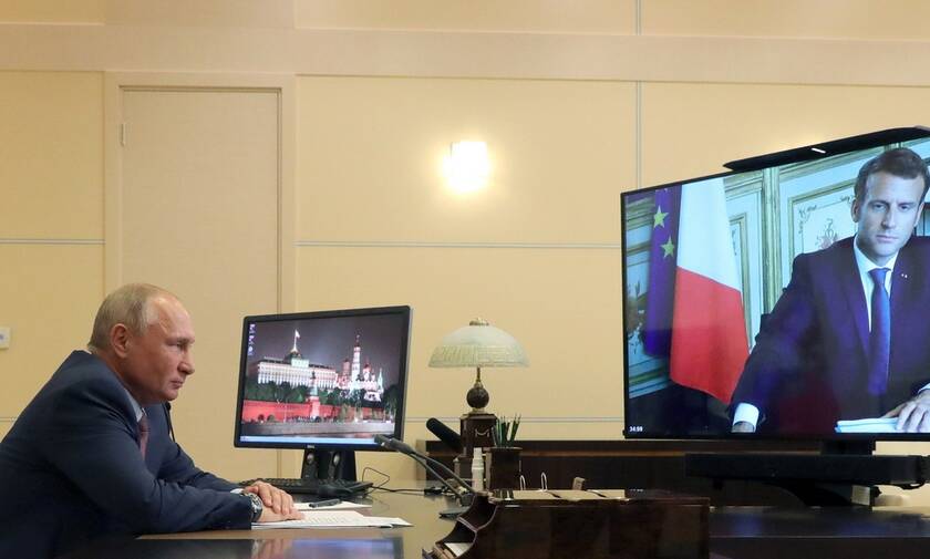 Ναγκόρνο-Καραμπάχ: Πούτιν και Μακρόν καλούν σε άμεση κατάπαυση του πυρός