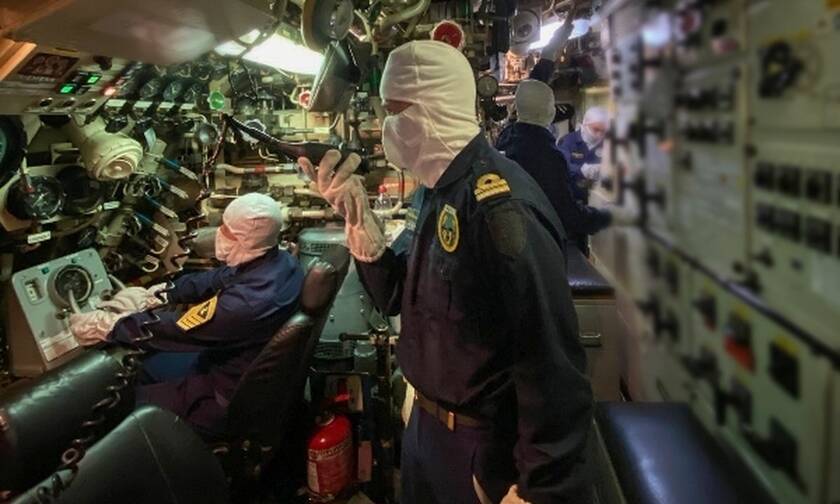 Πολεμικό Ναυτικό: Βολή τορπίλης από το υποβρύχιο «Αμφιτρίτη» στο Μυρτώο πέλαγος