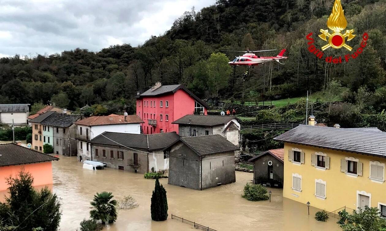 Πλημμύρες και κατολισθήσεις σε Γαλλία και Ιταλία: Τουλάχιστον πέντε νεκροί