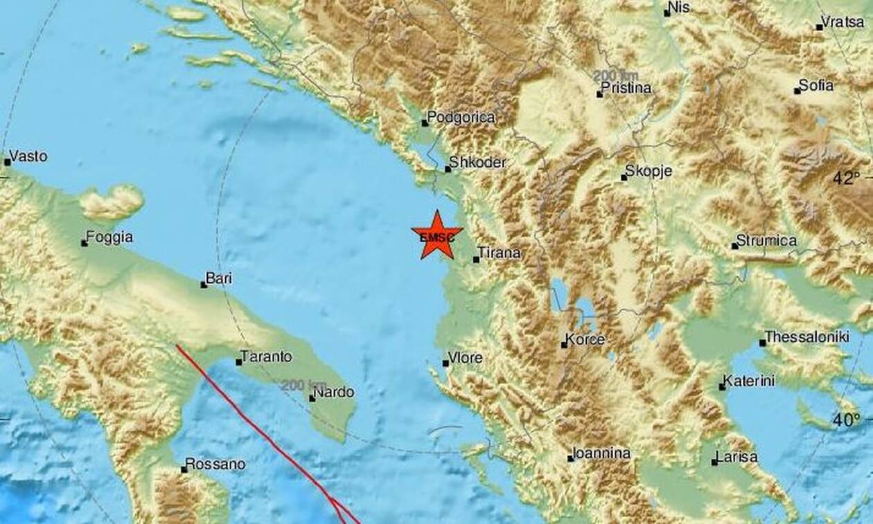Σεισμός στην Αλβανία - Αισθητός σε πολλές περιοχές