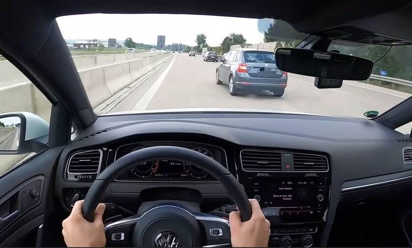 Δείτε επακούμβηση σε γερμανικό αυτοκινητόδρομο με 240 χλμ./ώρα