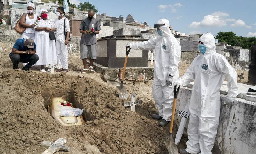 Κορονοϊός στη Βραζιλία: 27.750 κρούσματα μόλυνσης και 729 θάνατοι σε 24 ώρες