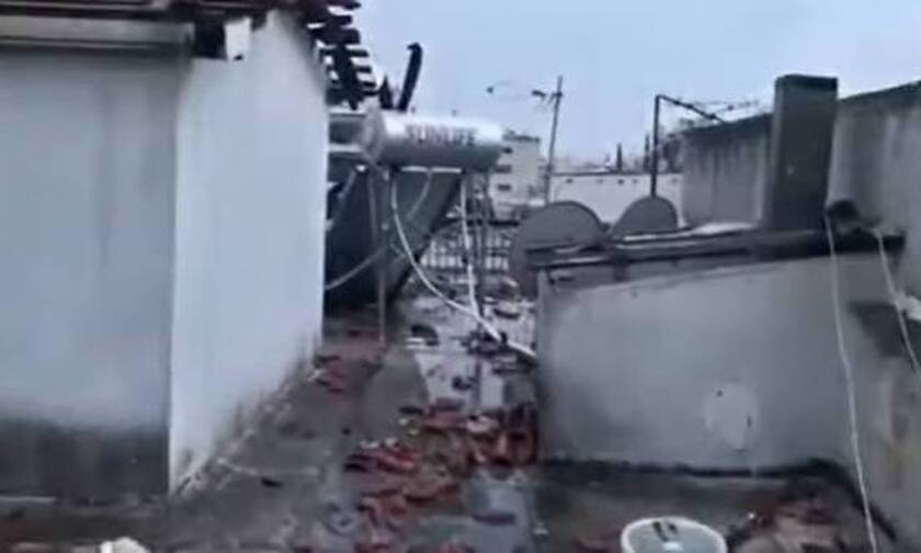 Καιρός: Βίντεο σοκ από το Νέο Ηράκλειο – Εικόνες χάους από την κακοκαιρία (vid)