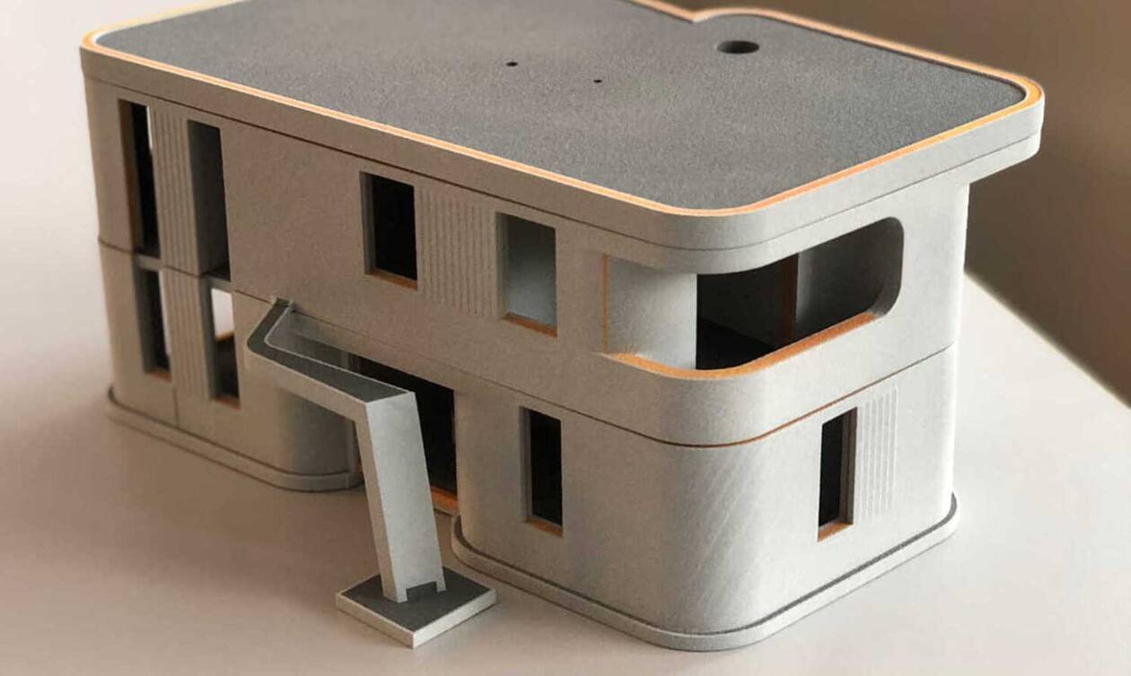 Γερμανία: Έλληνας κατασκευαστής παρουσιάζει 3D διώροφο κατοικήσιμο σπίτι (pics)