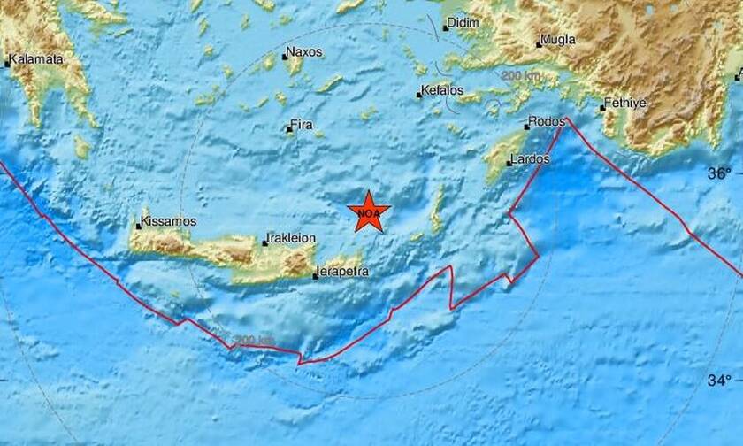 Σεισμός κοντά στην Κρήτη (pics)