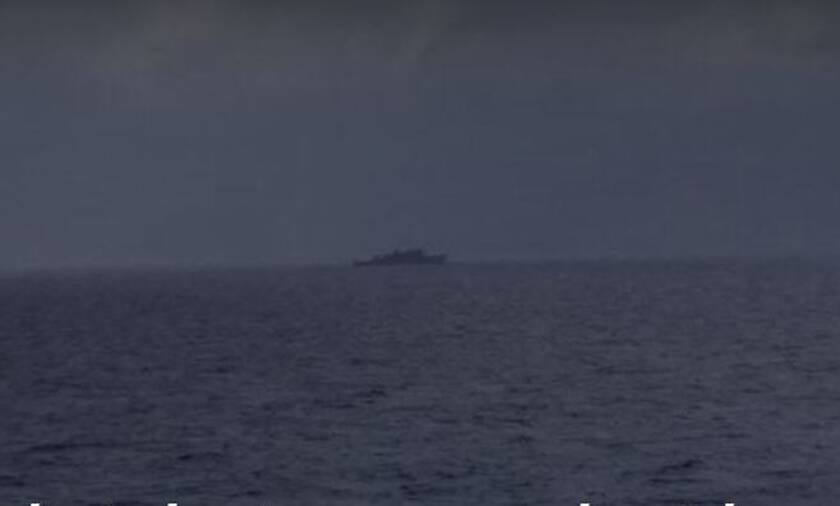 Τουρκικό πλοίο ηλεκτρονικού πολέμου μεταξύ Ρόδου και Καστελόριζου