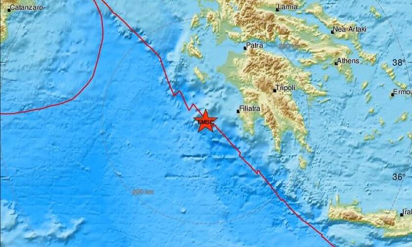 Σεισμός ΤΩΡΑ δυτικά της Πελοποννήσου (pics)