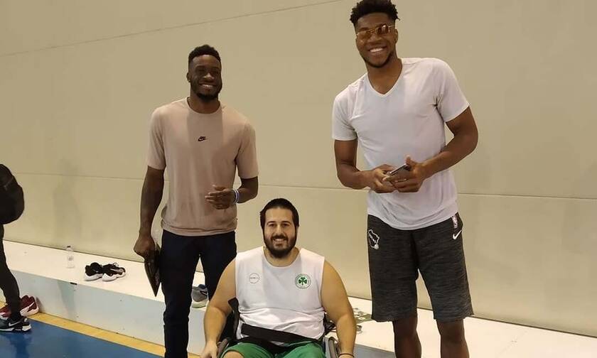 Γιάννης Αντετοκούνμπο: Έκανε έκπληξη σε ομάδα μπάσκετ με αμαξίδιο
