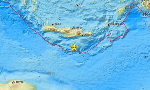 Νέος σεισμός νότια της Κρήτης (pics)