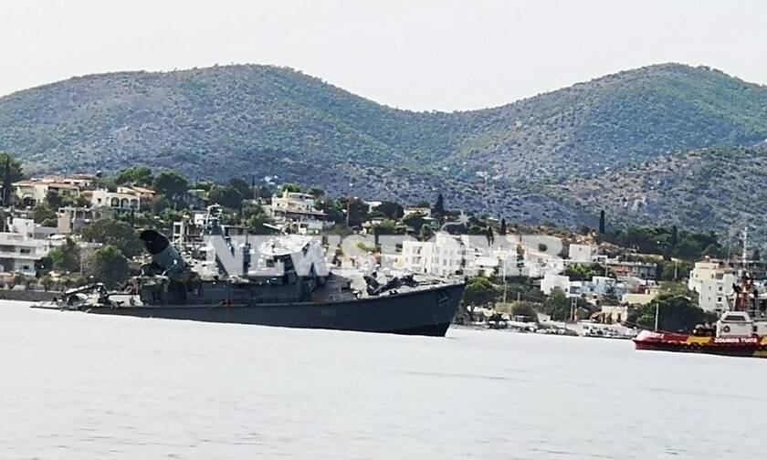 Σύγκρουση πλοίων: Εικόνες του Newsbomb.gr από τη ρυμούλκηση του «Καλλιστώ» (vid)