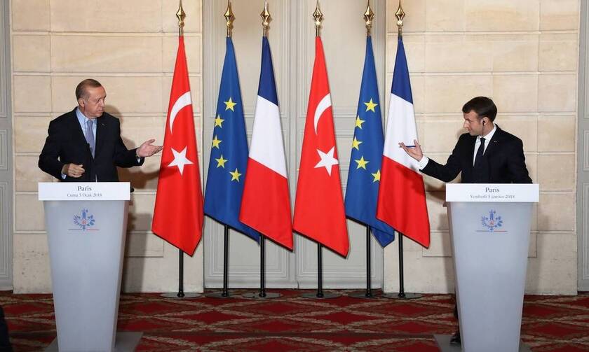 Ασφυκτικό «μαρκάρισμα» Μακρόν σε Ερντογάν - Καλεί την ΕΕ να λάβει μέτρα κατά της Τουρκίας