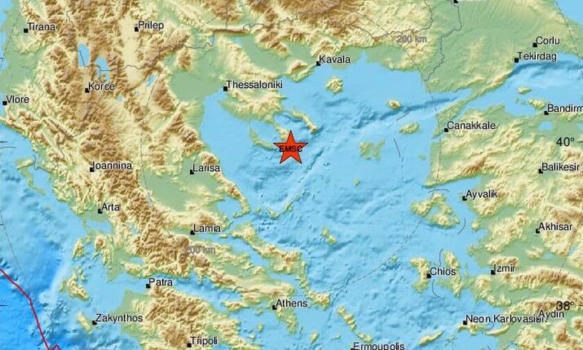 Σεισμός στη Χαλκιδική - Αισθητός σε πολλές περιοχές