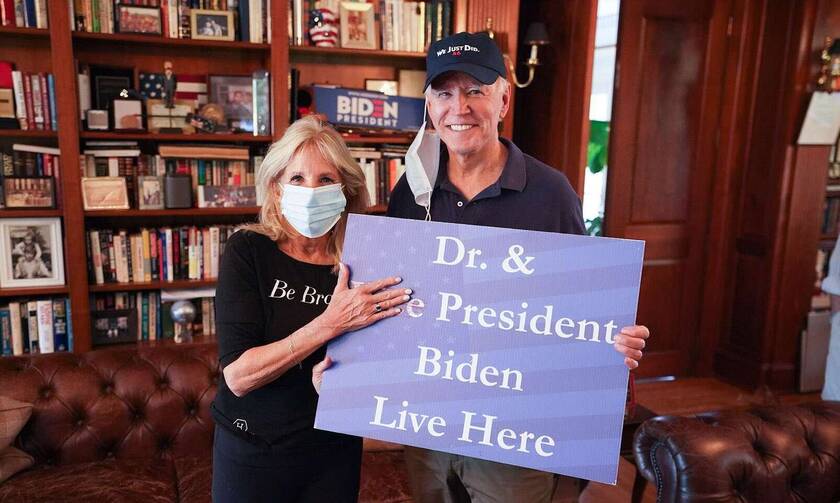 Εκλογές ΗΠΑ 2020: Η πρώτη ανάρτηση της Τζιλ Μπάιντεν για τη νίκη του συζύγου της