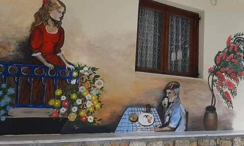 Χαλκιδική: Με ζωγραφισμένους τοίχους κόντρα στη μουντάδα του lockdown (pics)
