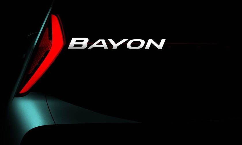 Το καινούργιο μικρό SUV της Hyundai θα λέγεται Bayon και αναμένεται του χρόνου