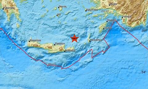 Σεισμός ΤΩΡΑ ανάμεσα σε Κάσο και Κρήτη (pics)