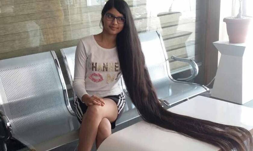Nilanshi Patel: Η έφηβη με τα πιο μακριά μαλλιά στον κόσμο