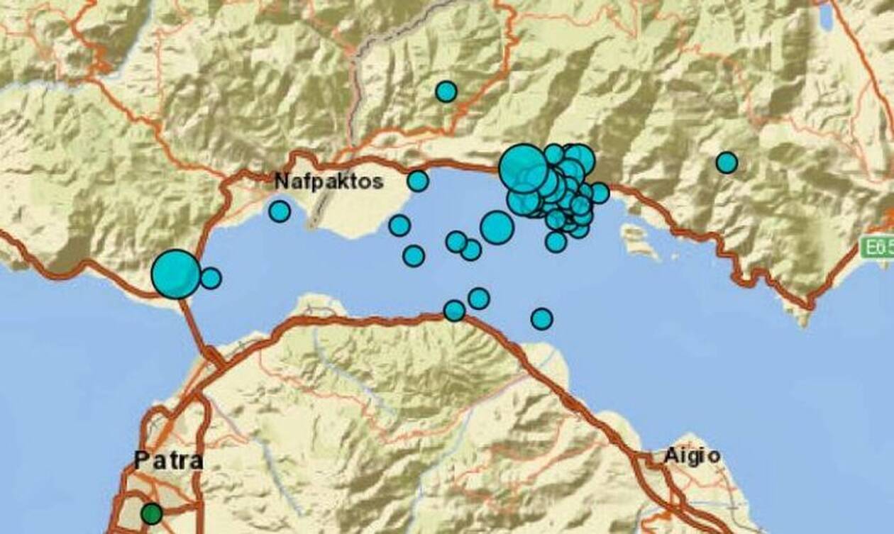 Σεισμός στη Ναύπακτο: Περισσότερες από 50 δονήσεις το τελευταίο 24ωρο