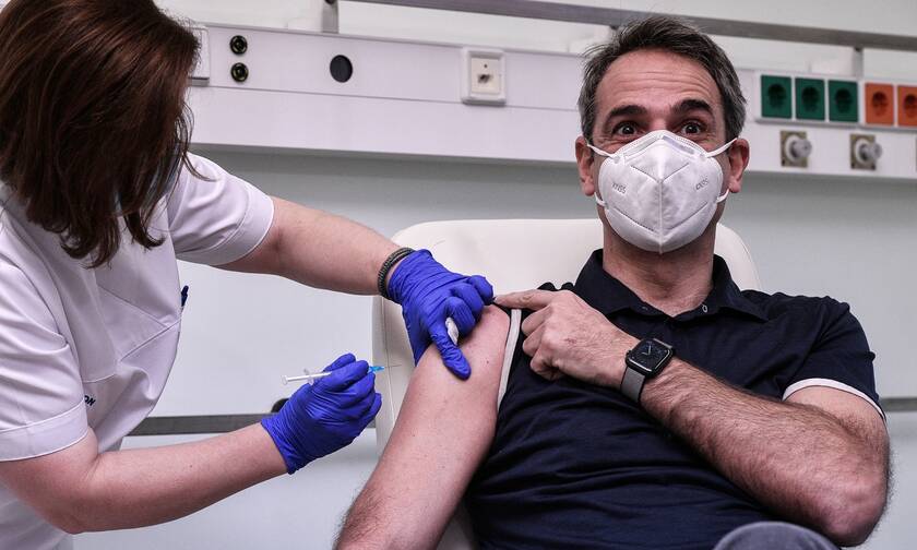 Κορονοϊός: Εμβολιάστηκε στο νοσοκομείο «ΑΤΤΙΚΟΝ» ο Κυριάκος Μητσοτάκης