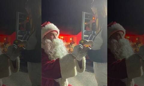Πυροσβέστης ντύθηκε Άγιος Βασίλης και ζήτησε το κορίτσι του σε γάμο