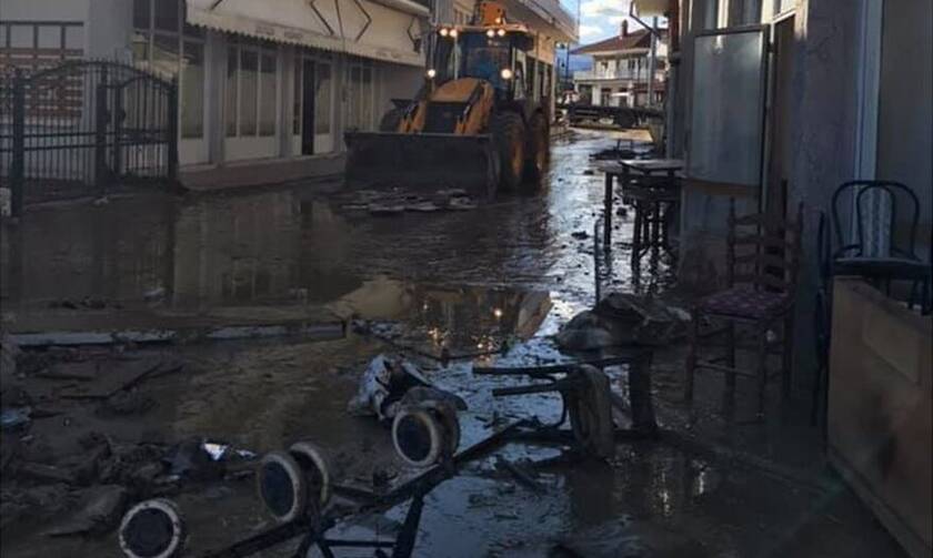 Κακοκαιρία: Εικόνες κατακλυσμού από την Ευκαρπία Σερρών