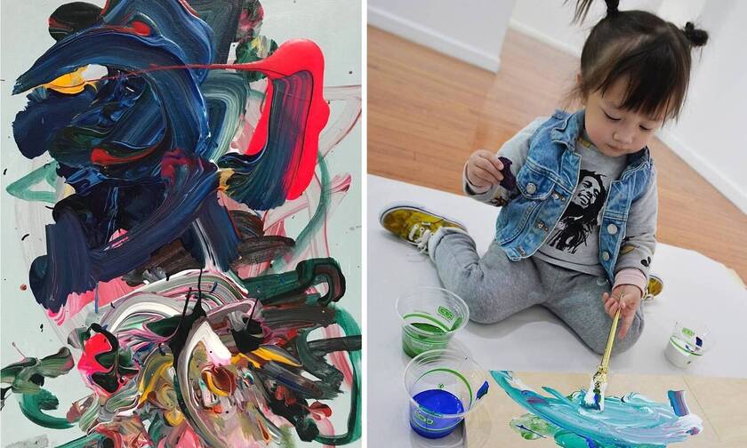 Lola June: Η τετράχρονη ζωγράφος που κάνει πάταγο στη Νέα Υόρκη