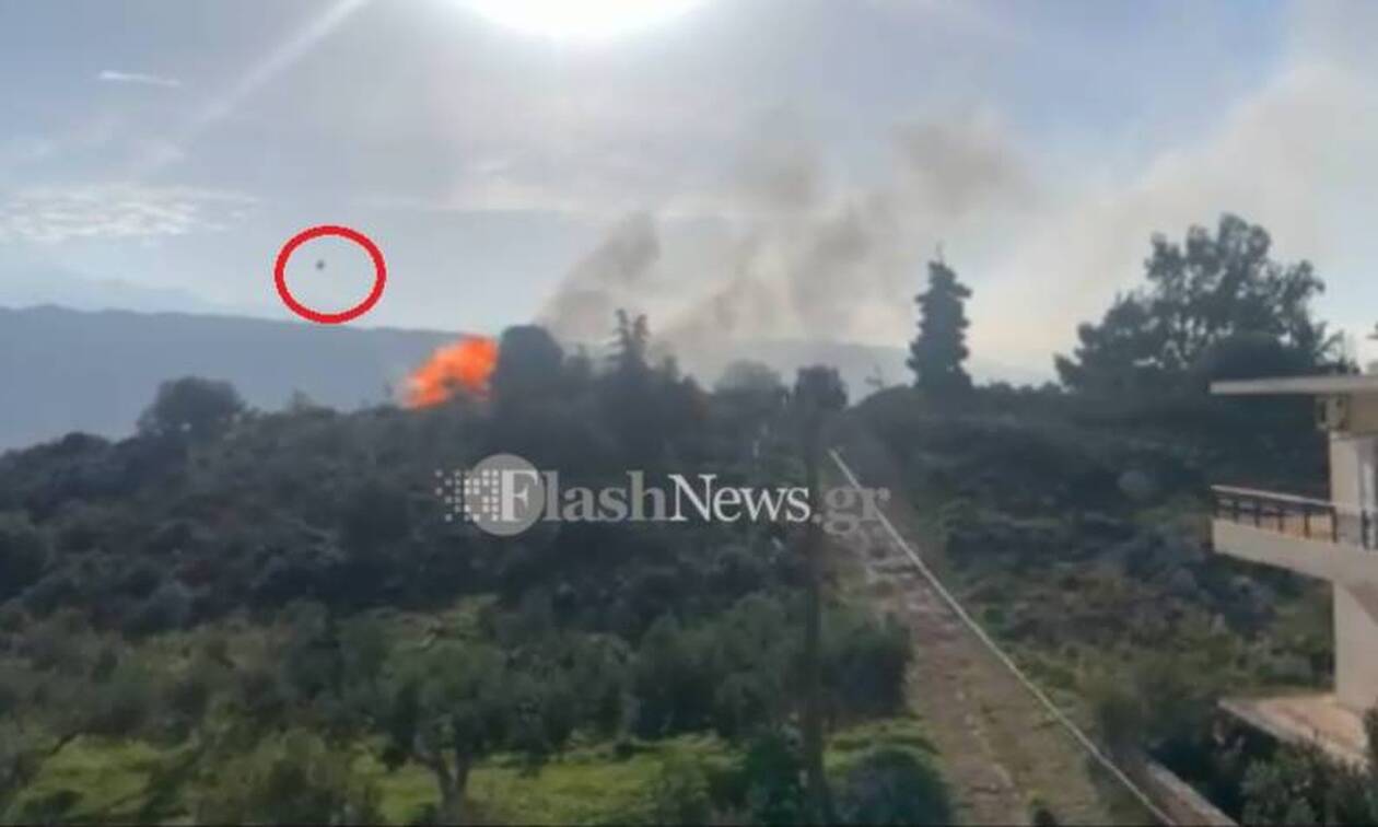 Πυρκαγιά στα Χανιά: Καρέ - καρέ η στιγμή της έκρηξης φιάλης υγραερίου - Συγκλονιστικό βίντεο