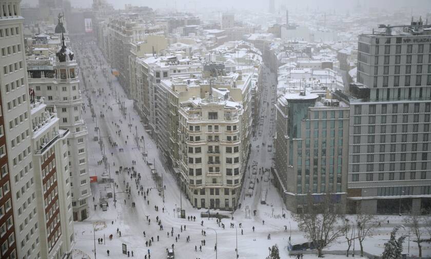 Ισπανία: Τρεις οι νεκροί από τη χιονοθύελλα - Σε «κόκκινο συναγερμό» 5 περιφέρειες της χώρας