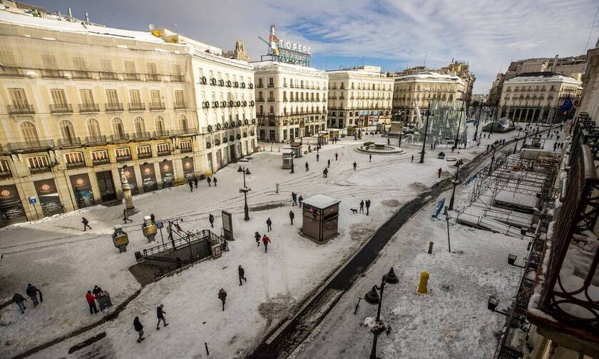 Ισπανία: Η χώρα καταγράφει ρεκόρ χαμηλών θερμοκρασιών μετά τη χιονοθύελλα	